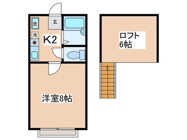 ピアレジ青山２の物件間取画像